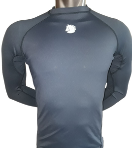 Men's Long Sleeve Rashguard - Black
