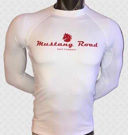 Men's Long Sleeve Rash Guard - White