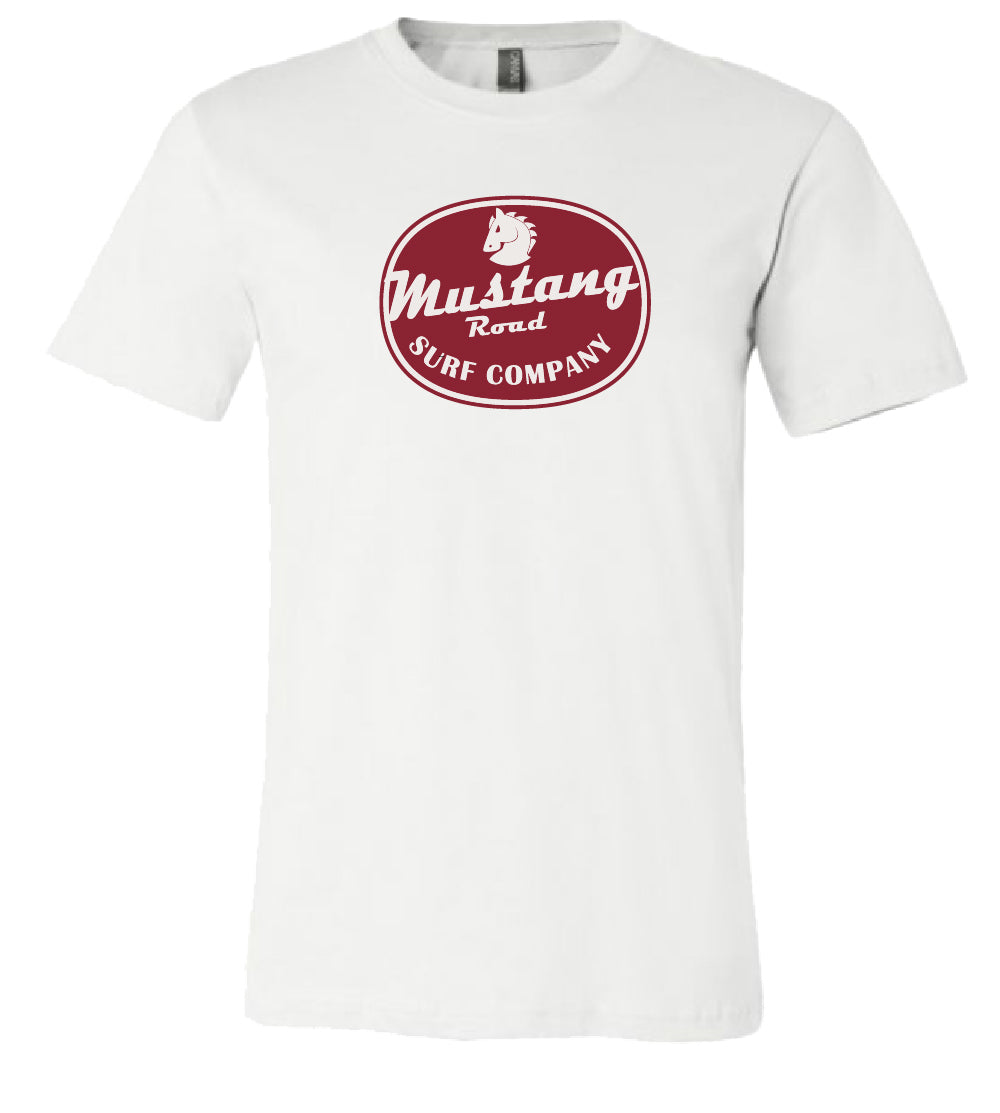 Plain White T - Vintage Oval